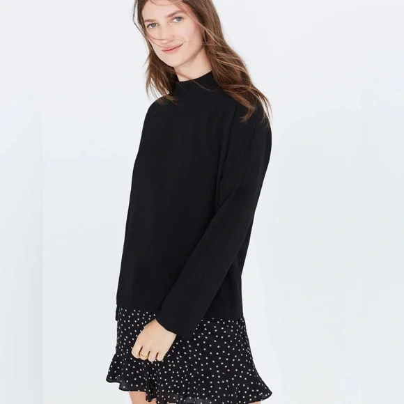 Madewell moderne mockneck top - Picture 1 of 6